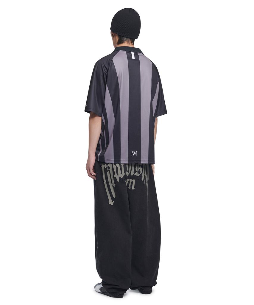 Nomaenyueol Stripe Football Shirt - Gray