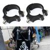 2pcs Universal Motorcycle Headlight Bracket Tube Fork Spotlight Holder Clamp Mounting Handlebar Clamp Kit For For Honda E8T7