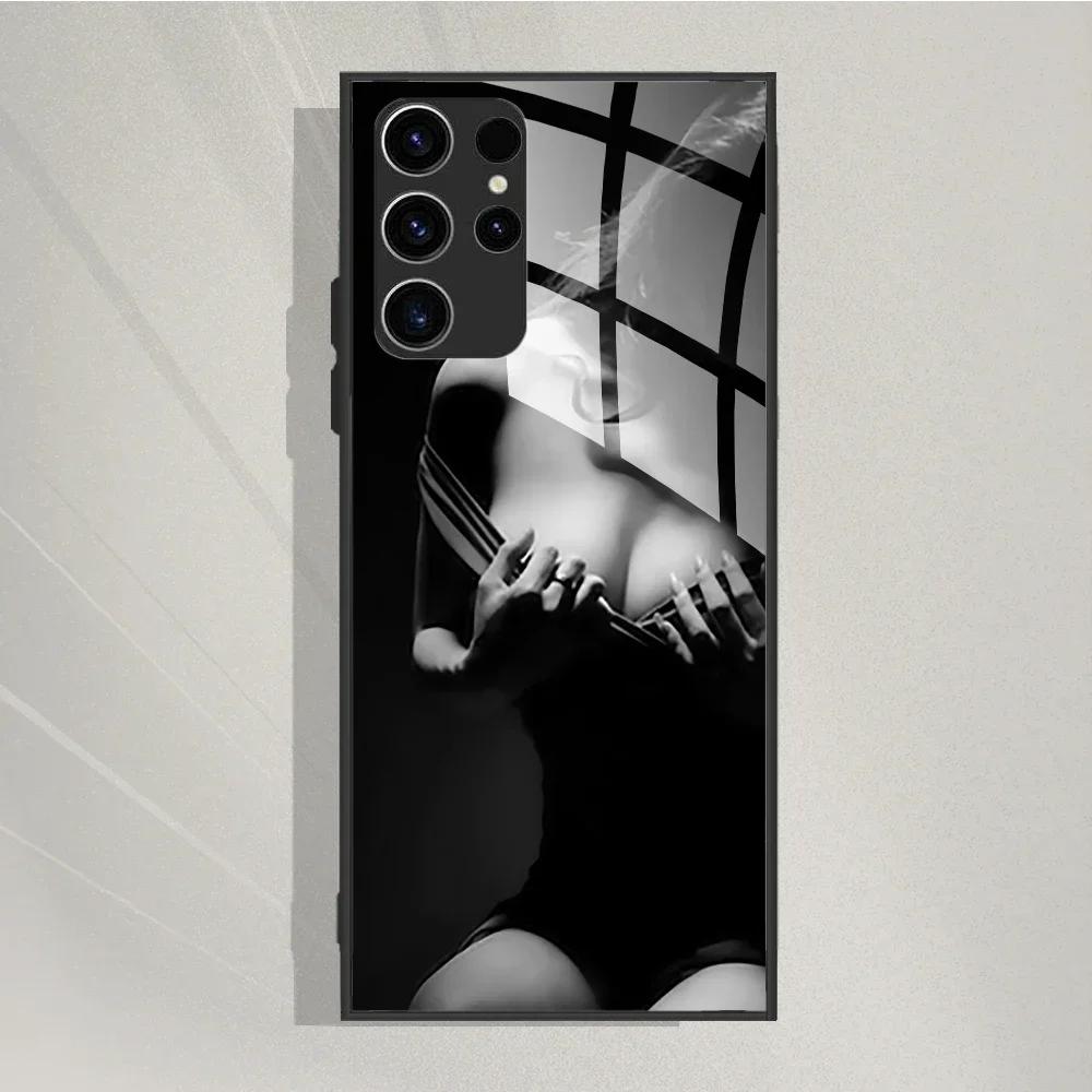 For Samsung Galaxy S25 Ultra Case Tempered Glass Case Cool Painted Phone Cases For Samsung S25 Ultra Cover S25ultra 5G Fundas