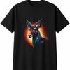 Graphic Antelope Glowing Wildlife Mens Womens T-Shirt Unisex Novelty Gift Tee