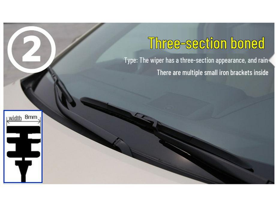 Compatible Wiper Rubber Strip for Besturn X80, B90, B50, B70, FAW Olang