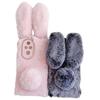 For Honor 200 Pro 5G Case Anti-Drop Bunny Ears Furry Soft TPU Phone Cover