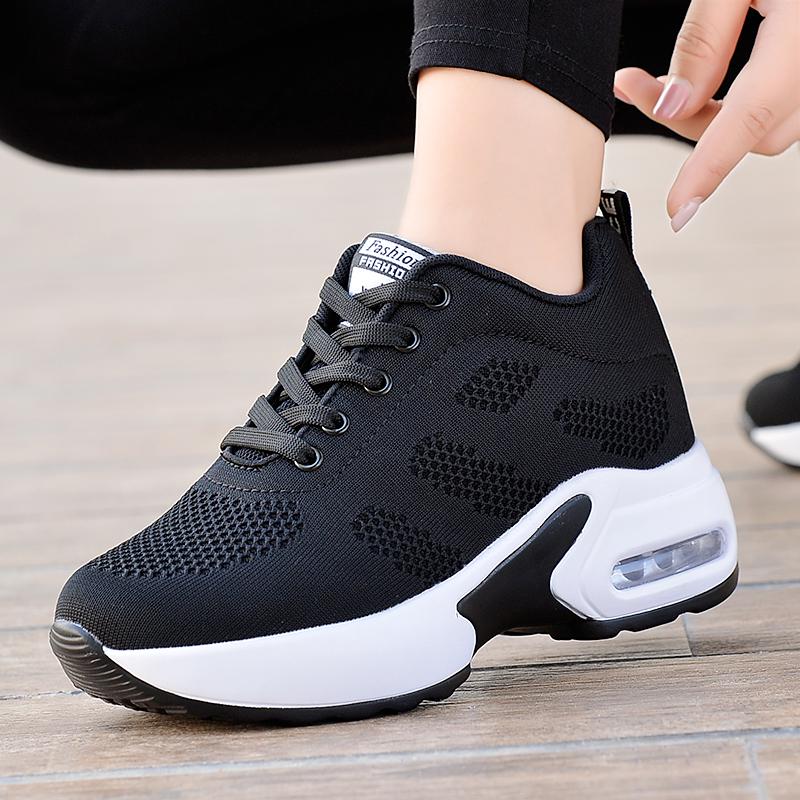 Дышащая вязаная обувь увеличенного размера 7 см — фото 8