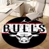 Personalized Chicago Bulls Round Chair Office Rug - Perfect for Mat, Office Chair & More - Ideal Gift for Birthdays and Holidays