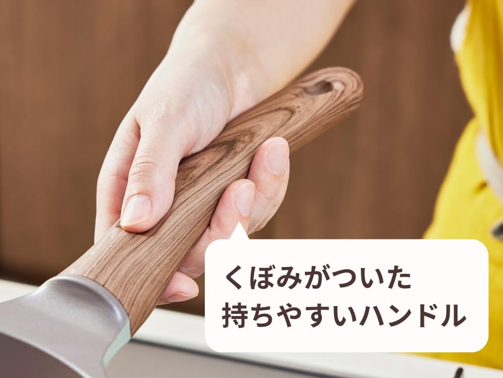 Mannen Gelsomino Bratpfanne 24cm IH-kompatibel Tiefe Pfanne Aluminium PFOA-frei Stilvolle Diamantbeschichtung Mattgrün GEL-D24