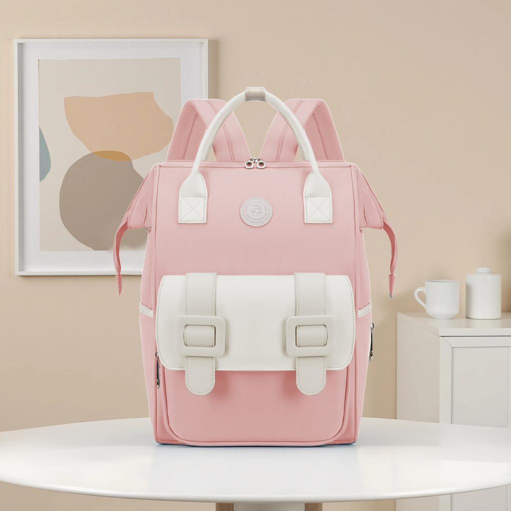 Schoolbag parent-child mommy bag mother and baby walking small bag go out lightweight carry 1011 new double shoulder mother and child bag travel bag