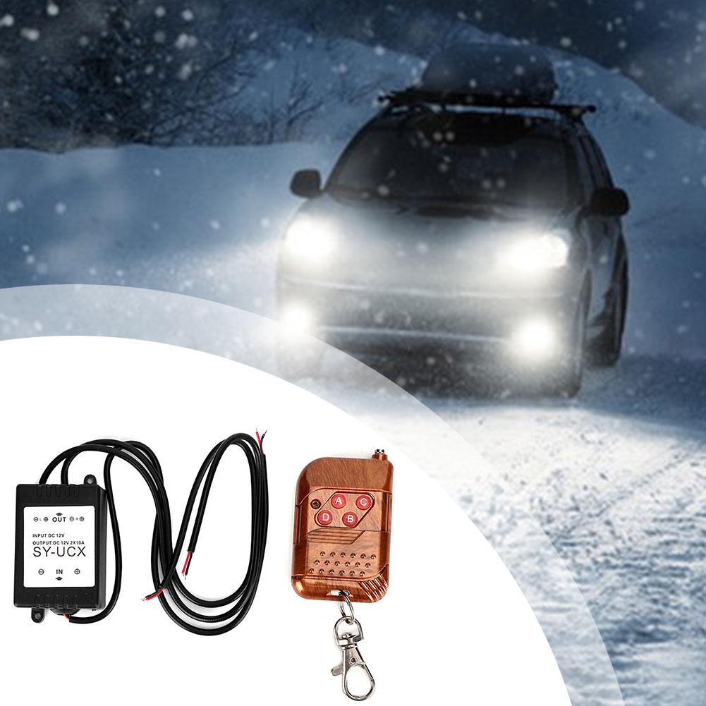 12V 1.5W Universal Wireless Strobe Control Module LED DRL Flash Controller System Strobe Controller for Led Lights For Car Motor чёрный