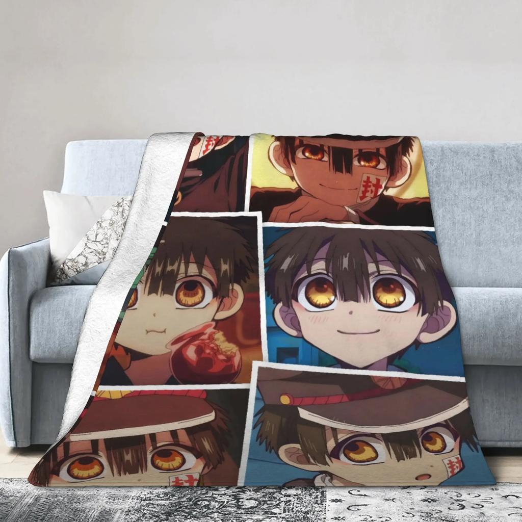 Hanakos Kuns Warm Soft Blanket for Kids Plush Aesthetic Throw Blanket Flannel Bedspread for Sofa or Bed Home Decor
