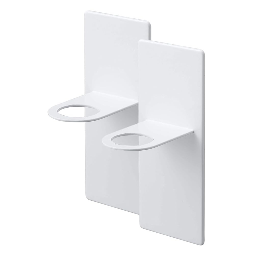 Yamazaki Magnetic Bathroom Dispenser White of 4867 x 2 Holder, Tower, (Set 2)