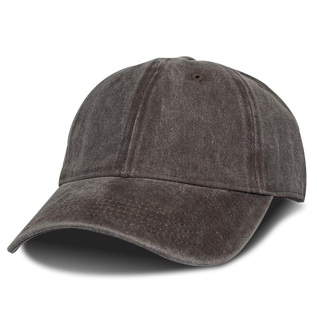 Vintage Distressed Washed Cotton Baseball Cap - High-End Sun Hat