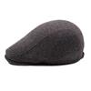 Autumn Winter Outdoor Warm Beret Middle-Aged Men's Thick Ear Protection Forward Cap Peaked Cap