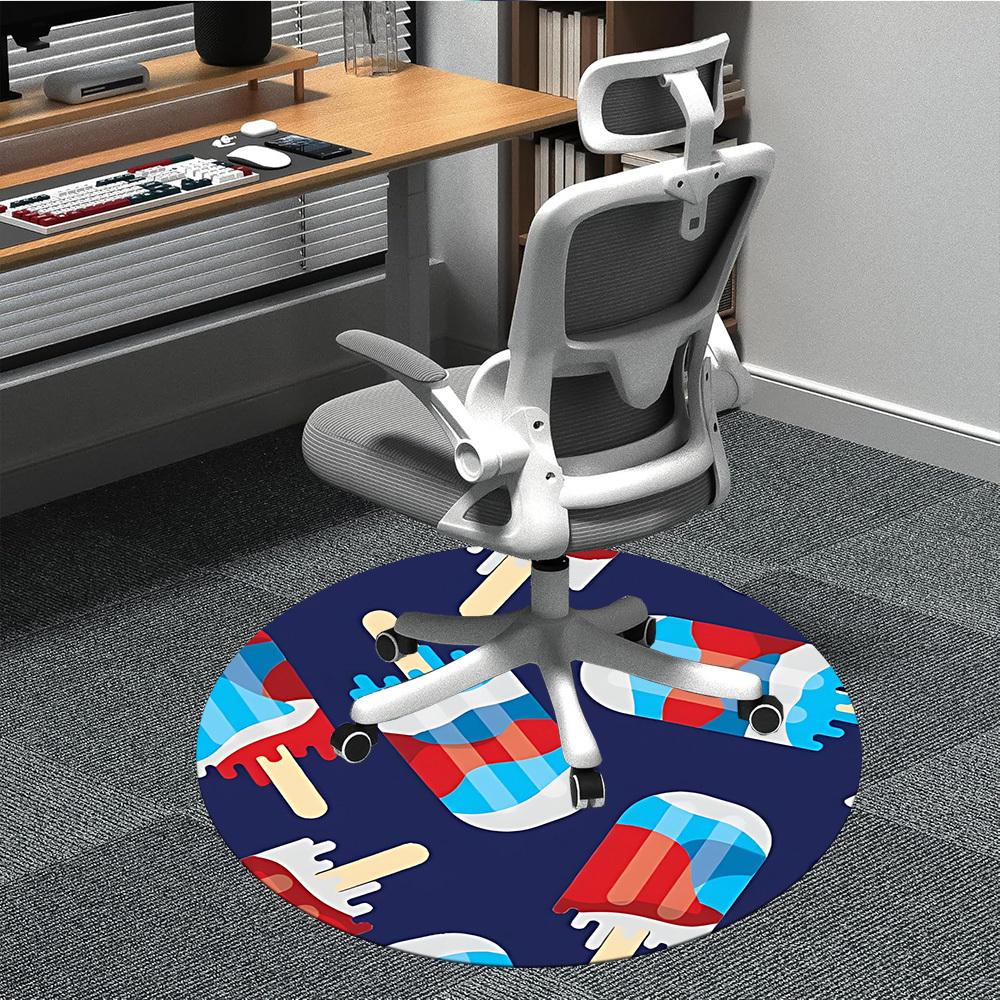 

1pc Popsicles Chair Carpet for Office, Perfect for Office, Holiday Party Decoration Choice yy260314004 80cm by 80cm