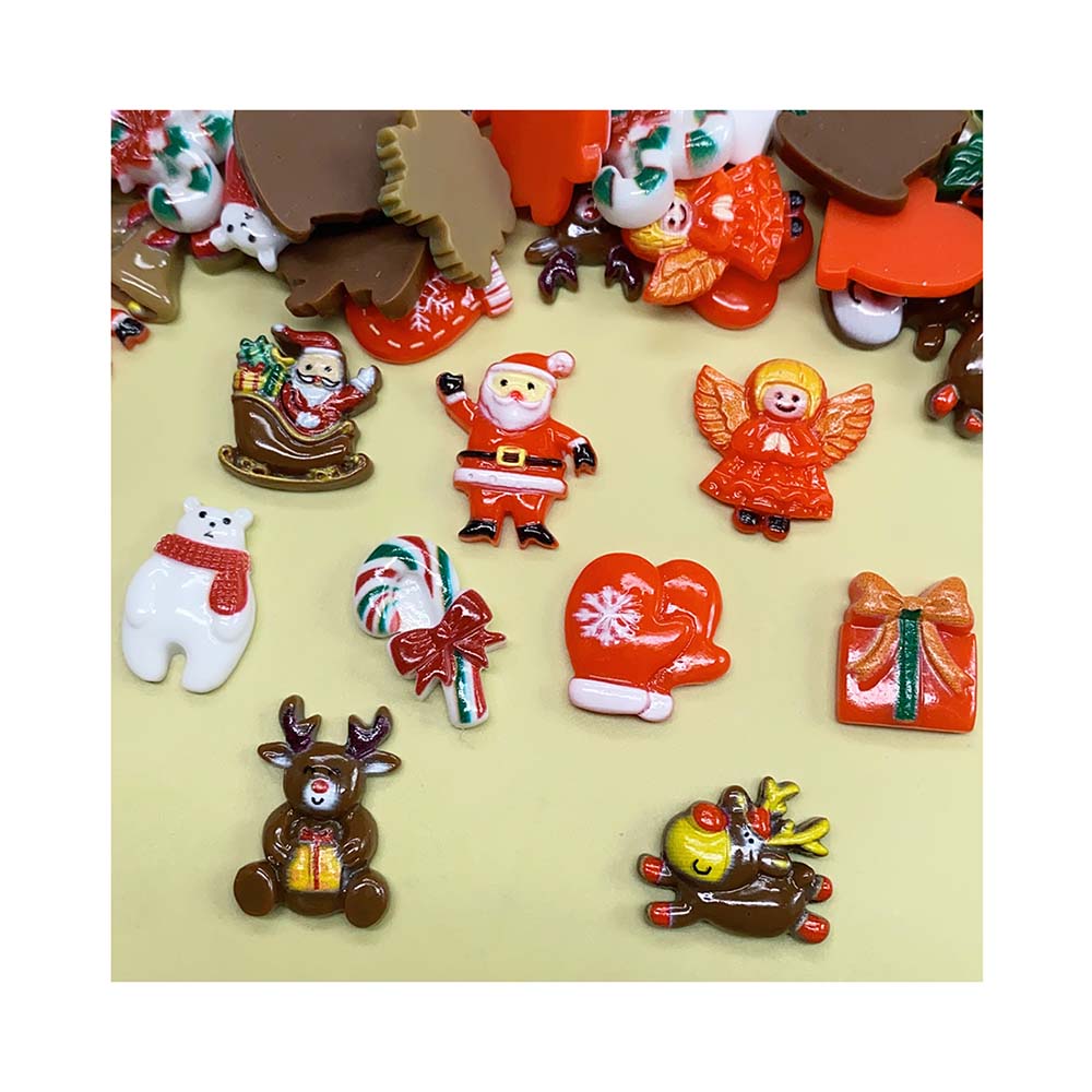 Halloween Series Random Mixed Design Broom Horse Pumpkin Cloud Resin Flatback Cabochon Kawaii for DIY Craft Decoration Miniature