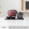 Chinese Tea Set 1 Pot 2 Tea Cups Set Pitcher Cover Bowl Ceramic Travel Outdoor Portable Supplies Cup Porcelain Tool Maker Pair