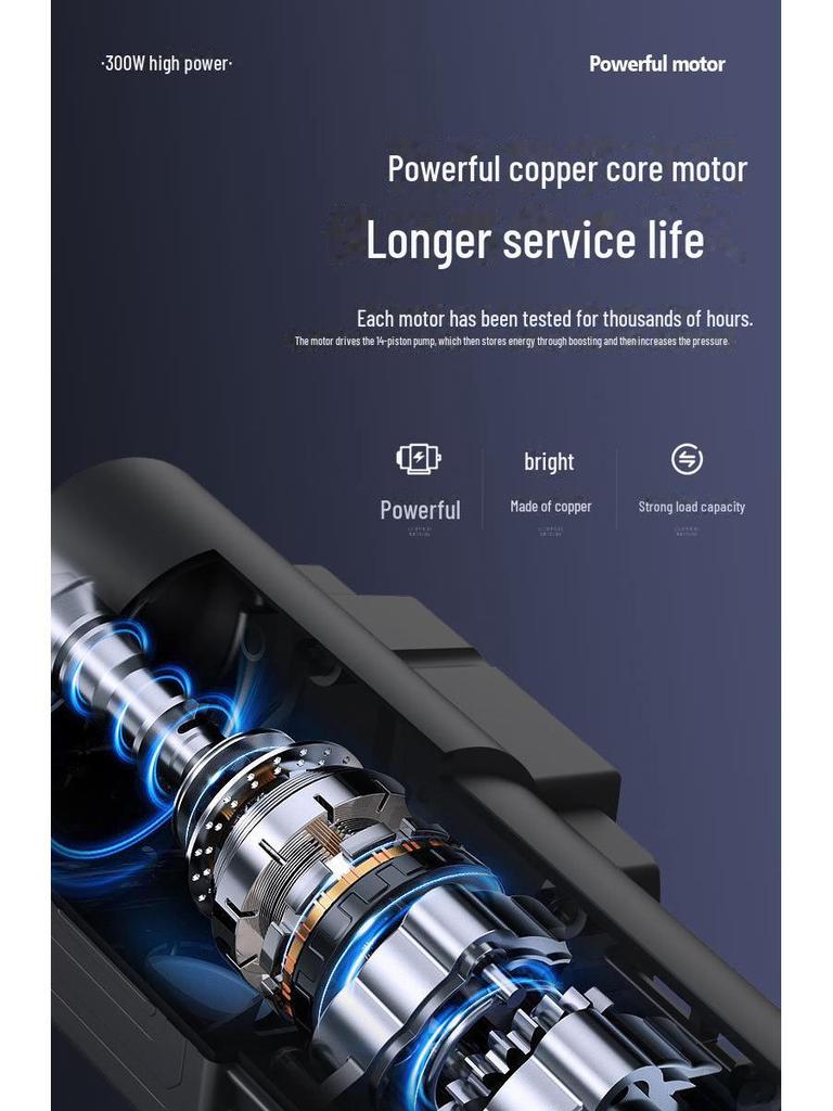 Rechargeable Cordless High-Pressure Car Wash Water Gun with Lithium Battery