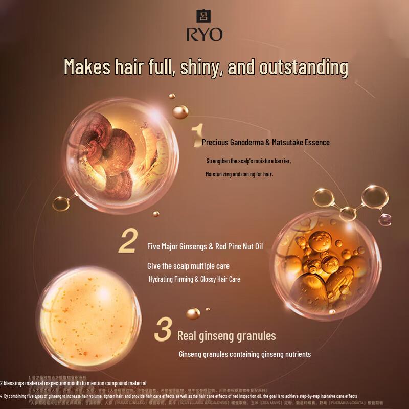 Ryo Zhen Cui Shen Yang Schwarzer Ginseng Haarmaske