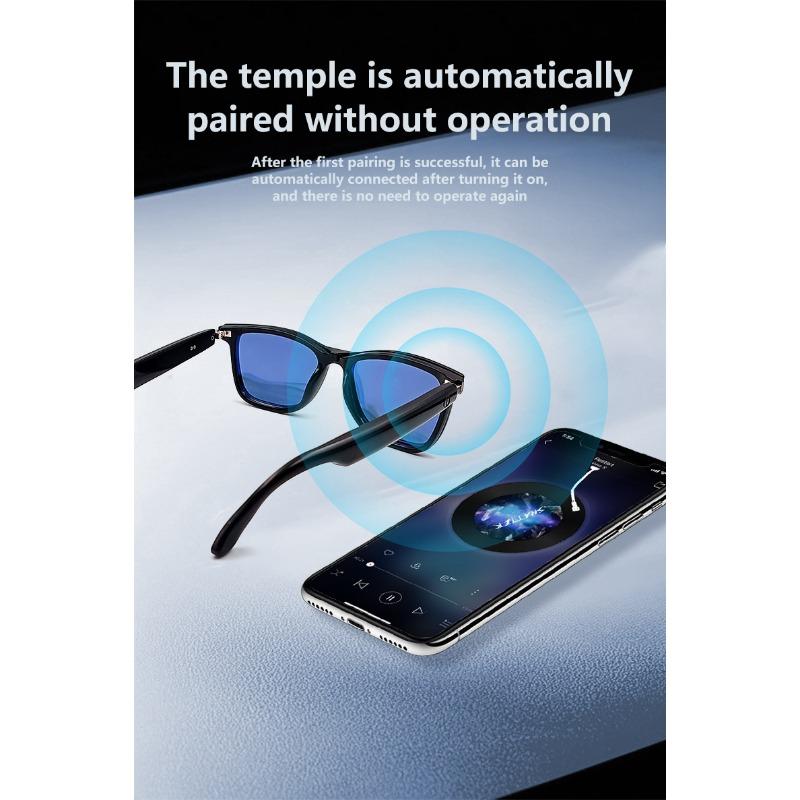 Smart glasses, Bluetooth glasses blue light lenses magnetic sunglasses UV resistant listening to music and making calls