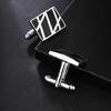 Sophisticated French Design Copper Cufflinks Nonslip Formal Attire Accessories Ergonomic Mechanism For Groomsmen