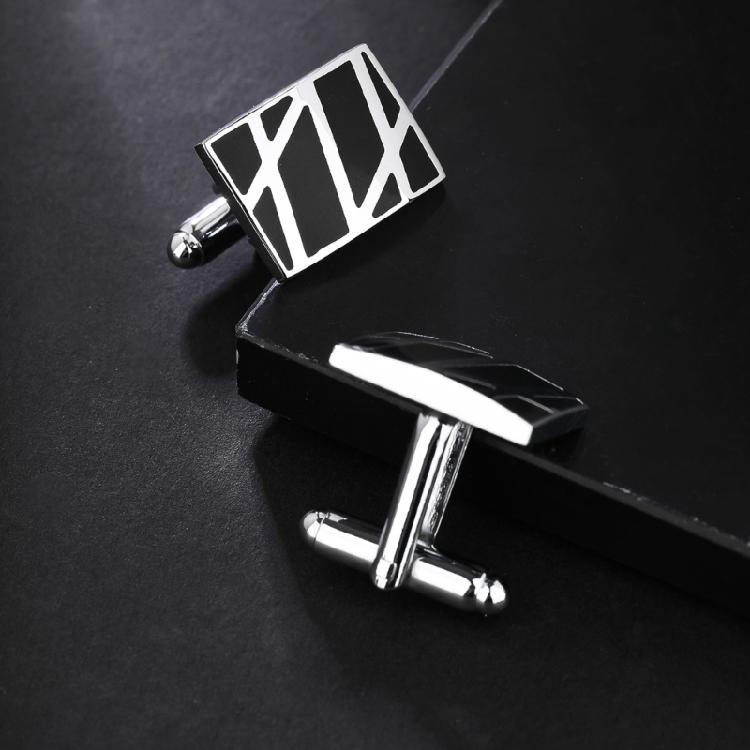 Sophisticated French Design Copper Cufflinks Nonslip Formal Attire Accessories Ergonomic Mechanism For Groomsmen