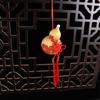 Wealth and Luck Tai Chi with Tassel Gourd Crafts Hanging Ornament Housewarming Gift Home Decor