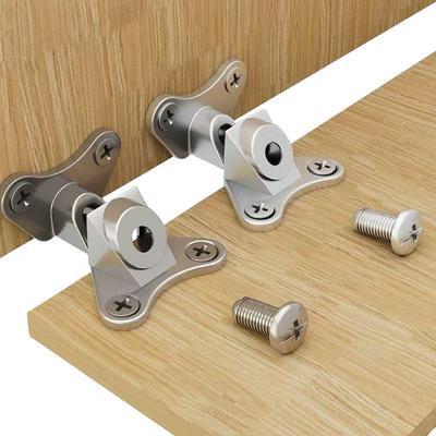 L Shape Bracket Furniture Connector Cabinet Shelf Support With Screws Kit Removable Angle Bracket For Furniture Cupboard