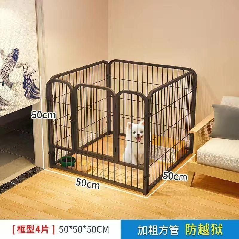 Recinto Gioco per Animali da Interno per Cani Piccoli Medi Casa Portatile per Cuccioli con Porta Gabbia in Metallo Ferro per Teddy Barriera Domestica Recinto per Cani