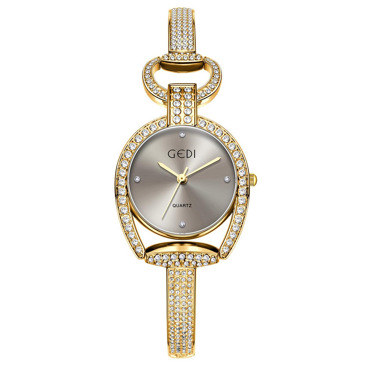 Light Luxury Gypsy Star High-Value Women S Watch Exquisite Niche High-End Irregular Hollow Bracelet Watch