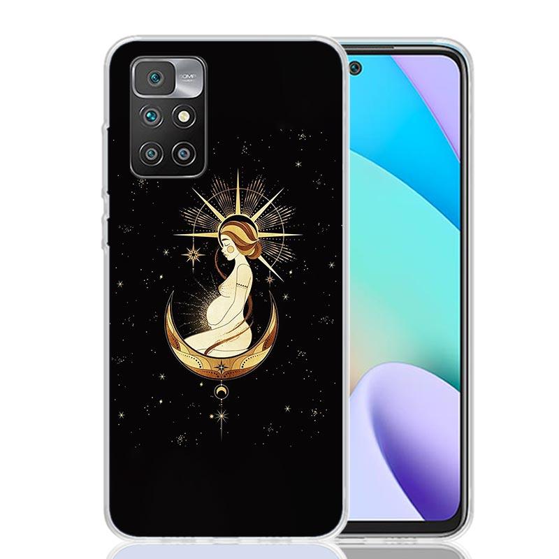 Witches Moon Tarot Mystery Totem Phone Case For Xiaomi Redmi 12C 13C 14C 12 13 10 10A 10C 9 9A 9C 9T 8 8A 7 7A 6 6A K70 K60 K40