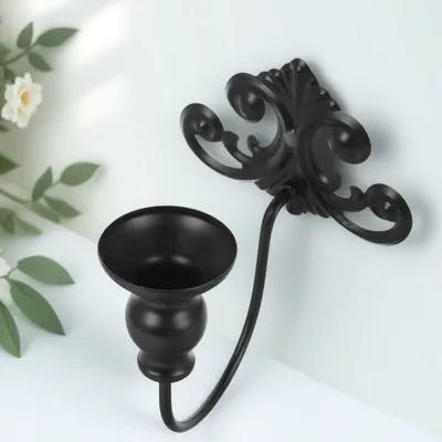 Iron Wall Holder Slim Decorative Design for Dining Room Living Room Office Use Metal Sconces Decor