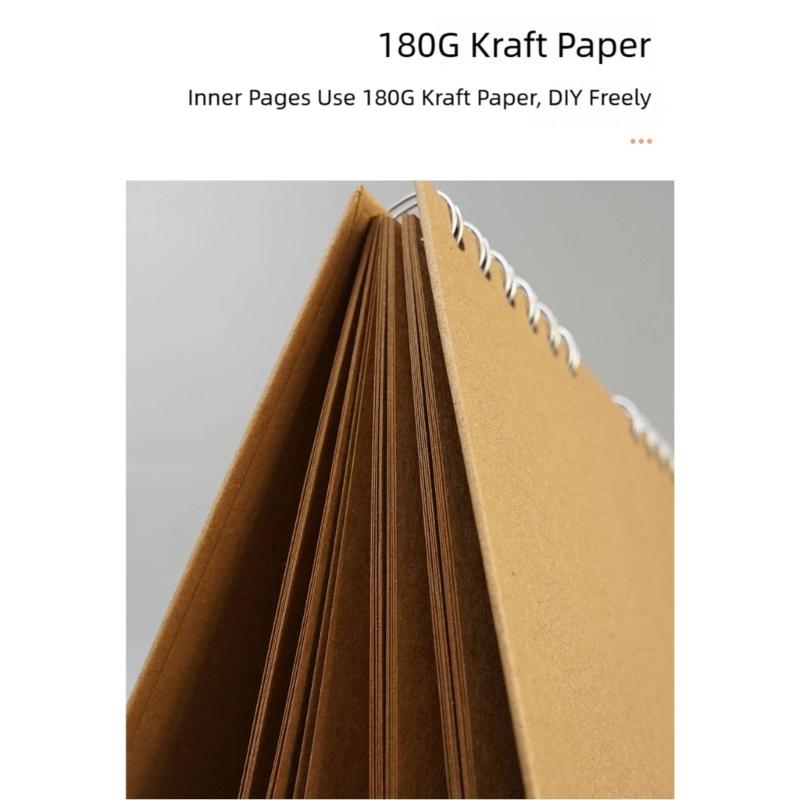 DIY Scrapbook Album 8palcová čtvercová prázdná stránka pro uchování vzpomínek Papír 30 listů Držák na fotografie Kniha vzpomínek s mašlí