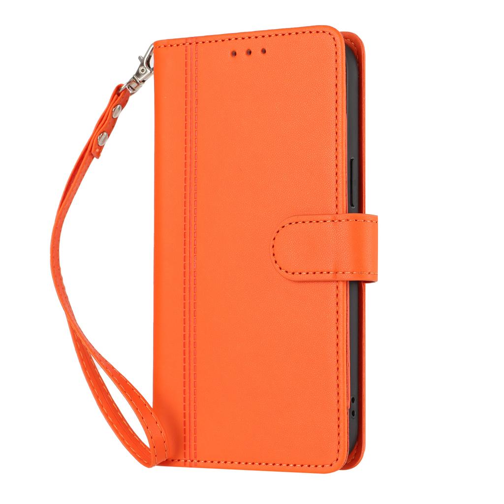 Leather Wallet Flip Case For Nokia C01 Plus C30 C10 C20 C300 C02 C32 C12 X30 X20 X10 G21 G11 G20 G10 G400 G42 G22 PU with 9 Card Slots and Wrist Strap