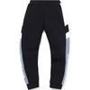 Li Ning Freizeit Hose Herren Schwarz/Feuerstein Blau YKLU345-1
