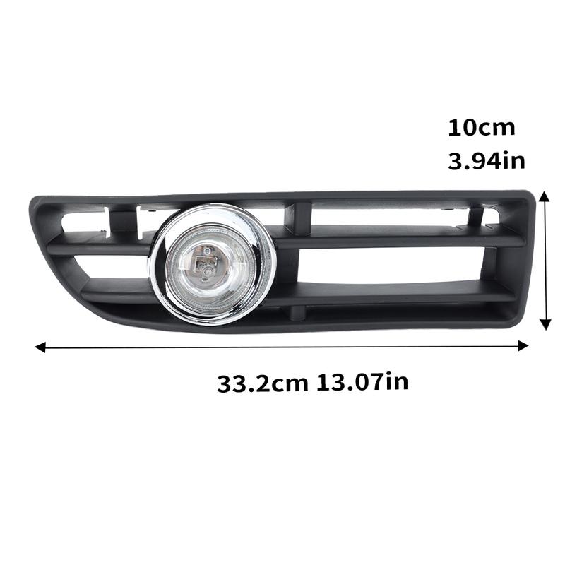 Front Fog Lights Assembly for VW Bora Jetta MK4 1998-2001 2002 2003 2004 Fog Lamp Grille 1pair halogen foglights car accessories
