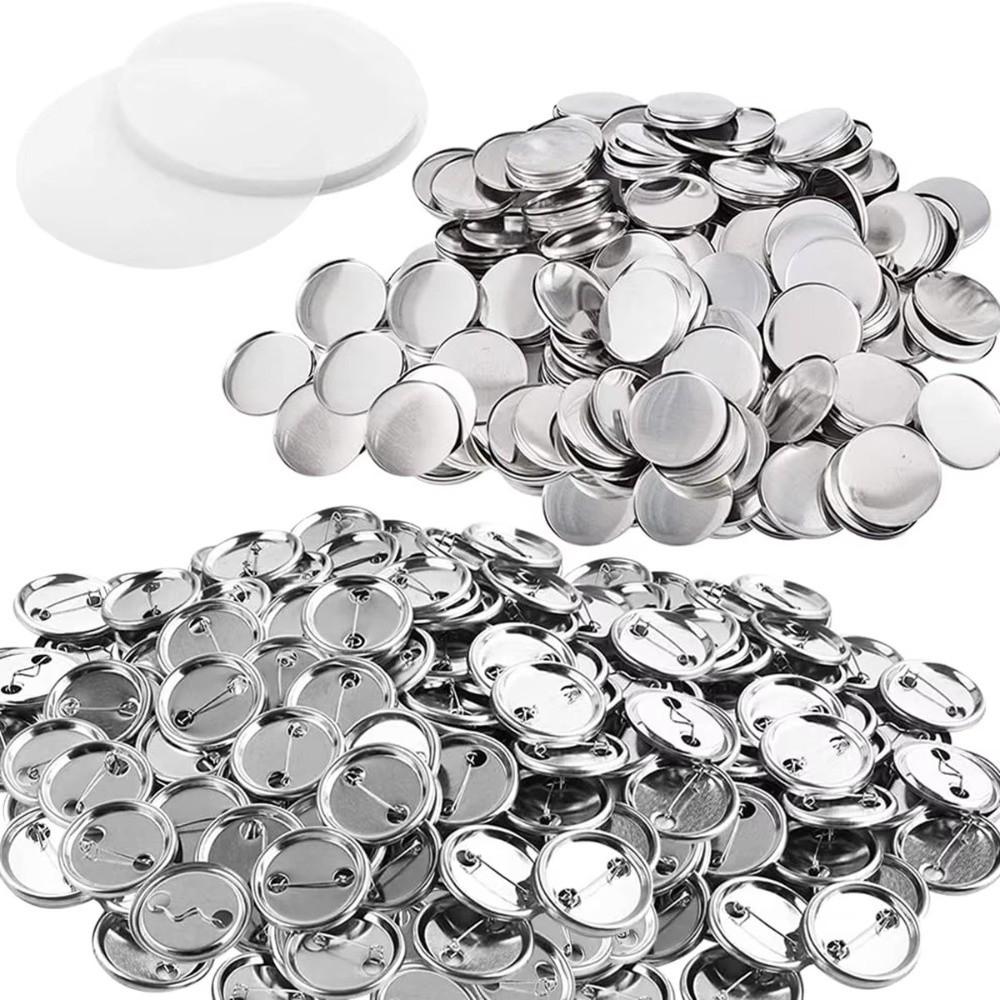100pcs 25/58mm Metal Brooch Clasps Blank Button Maker Parts Creation Badge Maker  Button Maker