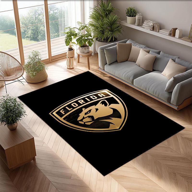 Flamengo Printed Flannel Area Rug Non Slip Soft Polyester Floor Carpet Indoor Decor Mat for Bedroom Living Room Sofa