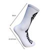 1 Pair Halloween Socks Spider Wet Skull Skeleton Print Color Matching High Elasticity Anti-slip Unisex Sport Sweat-Absorbent Basketball Long Stockings