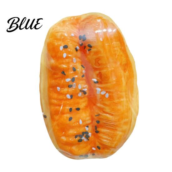 Hand Kneading Toys Food Shape Squeeze Toy Cute Smiling Toast Stress Relief Soft Slow Rebound Sensory Fidget Toy for Adults Anxiety Relief,