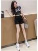 High-Waisted Denim A-Line White Shorts for Women - Summer 2024 Trend