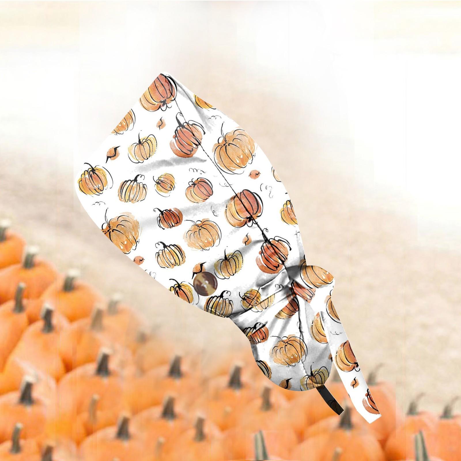 

Модная рабочая кепка с принтом на Хэллоуин, повседневная женская кепка с хвостиком, кепка с постиранной резинкой, кепка Baotou One Size белый