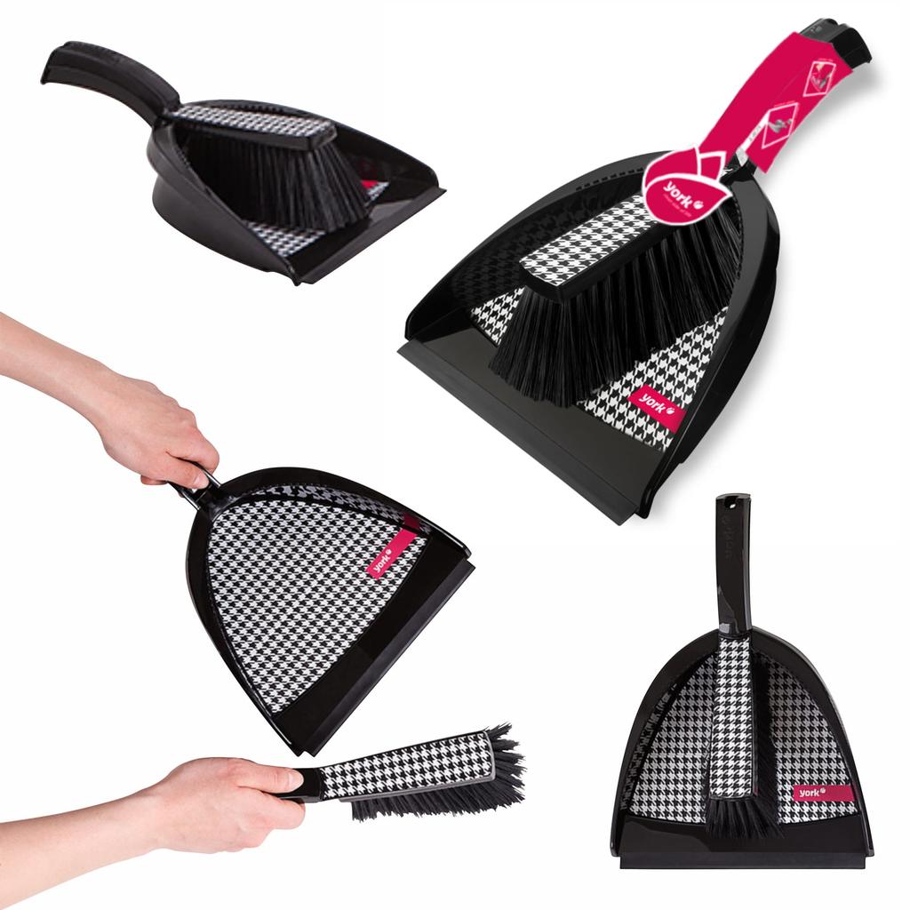 PEPITA YORK rubber dustpan with brush | 062132