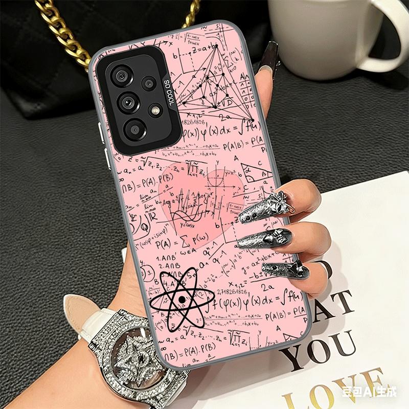 Physics Chemical Mathematics Shockproof Phone Case for Samsung A17 A16 A15 A14 A37 A57 A36 A56 A26 A35 A55 A25 A34 A54 A24 A13 A