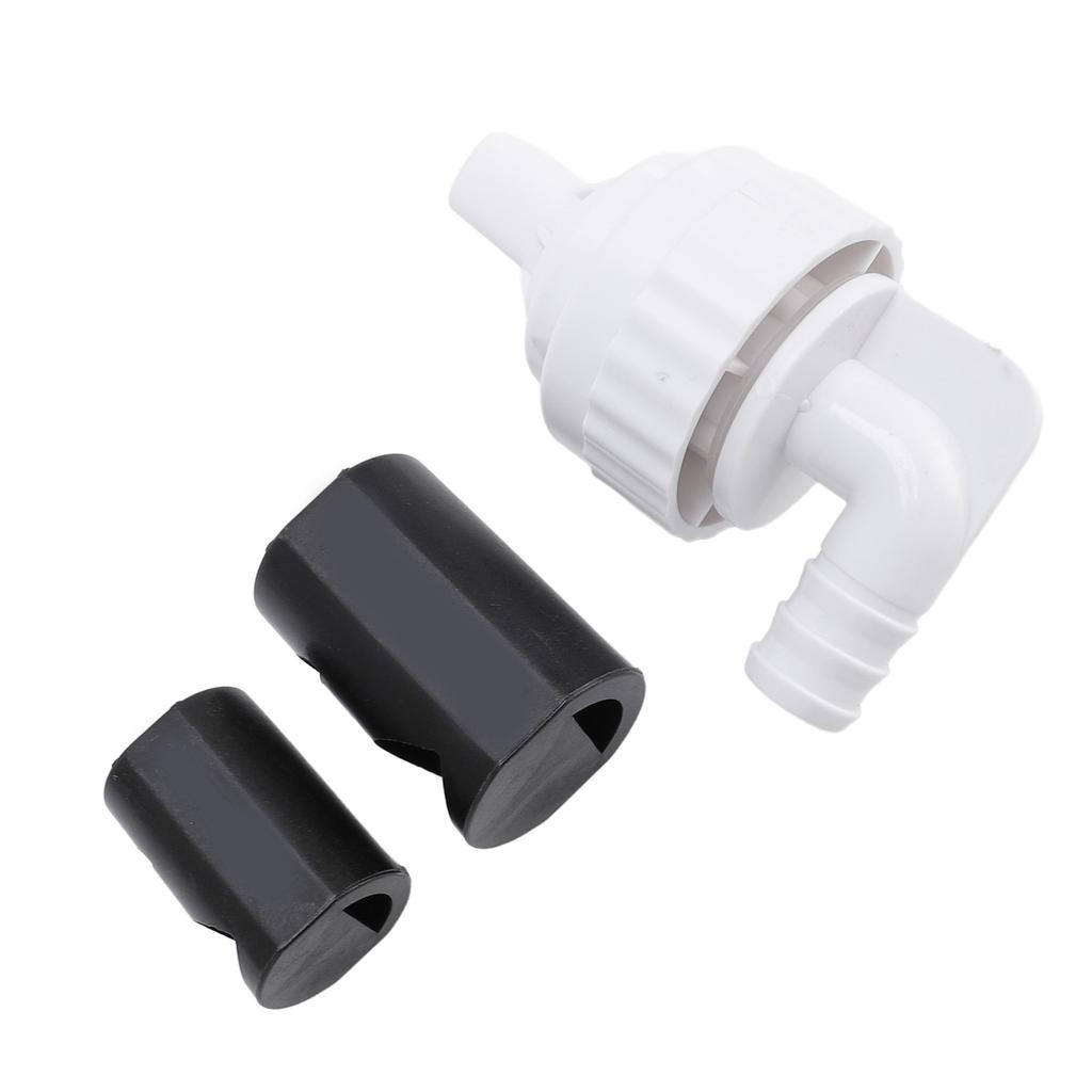 Aquarium Water Outlet Connector Set Plastic Noise Reduction Prevent Backflow Water Outlet Pipe Hose Adapter Set