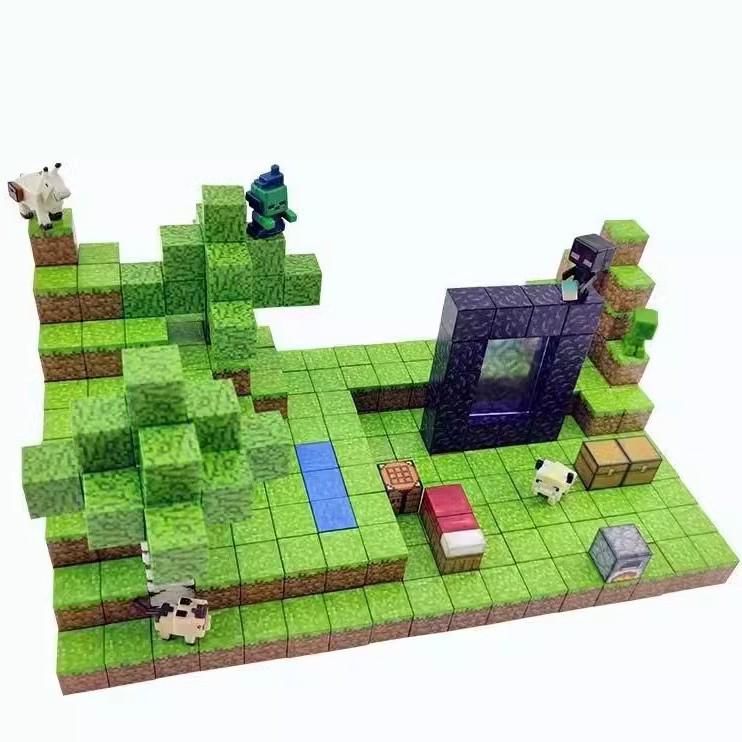 Magnetic Iron Building Blocks - Mini Educational Toy for Boys with Storage Box