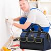 13/16/18 Zoll Elektriker Werkzeugset für Elektriker Spezifische Wartung Tragbare Verdickte Canvas Multi-Taschen Organizer Tasche