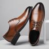 Classic Men's Leather Oxford Shoes Fashion Men Business Dress Shoes British Casual Social Shoe Simple Male Formal Dress Footwear