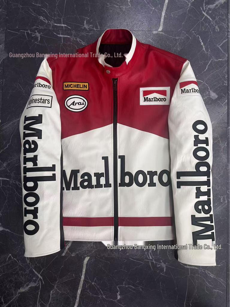 Red Bull F1 Rennlederjacke - Harley Motorradkombi