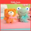 Cute Plush Pig Keychain Adorable Frog Bear Doll Machine Toy Bulk Gift