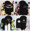 Wedding & Party Half-Round Stretch Arch Fabric Cover