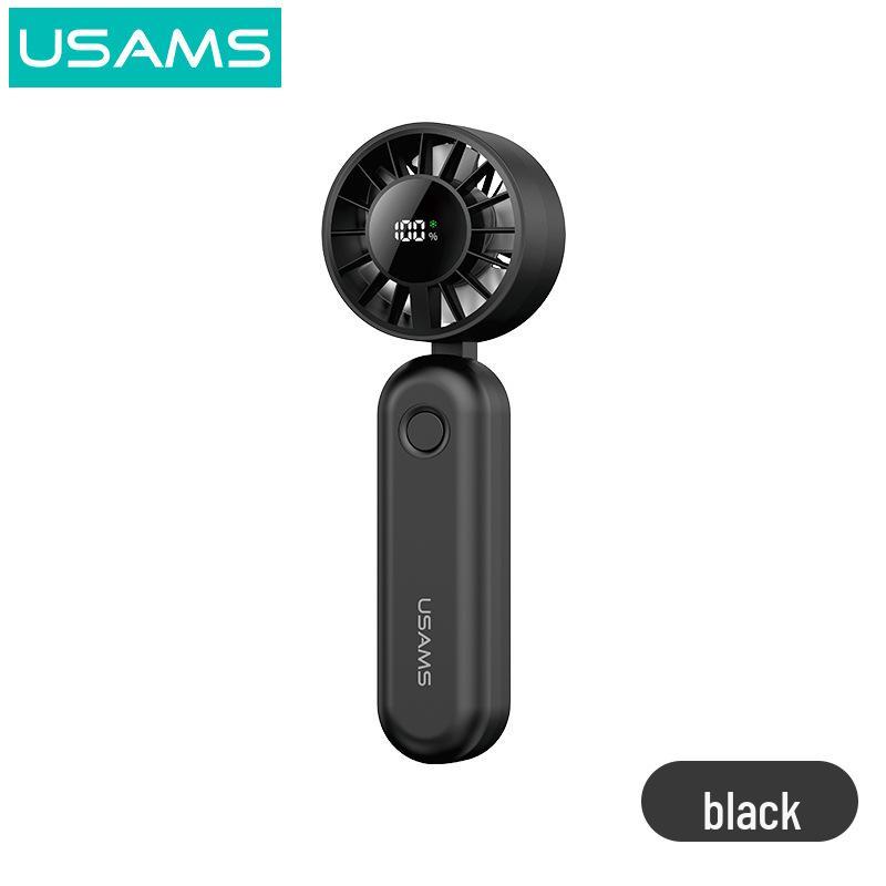 

USAMS Mini Pocket Handheld Fan: High Wind, Low Power, Portable Charger – Perfect for Students & Outdoor Use, Customizable with Logo