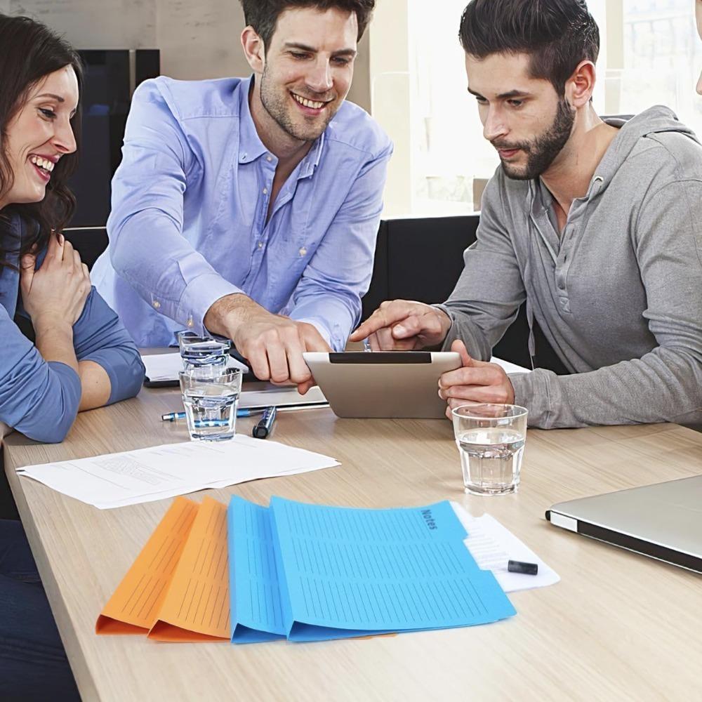 Desktop Storage Writable Manila Folder Large Capacity A4 File Paper Folder  Certificates